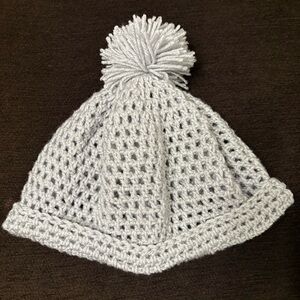 Brand New Crocheted Beanie with Pom Pom